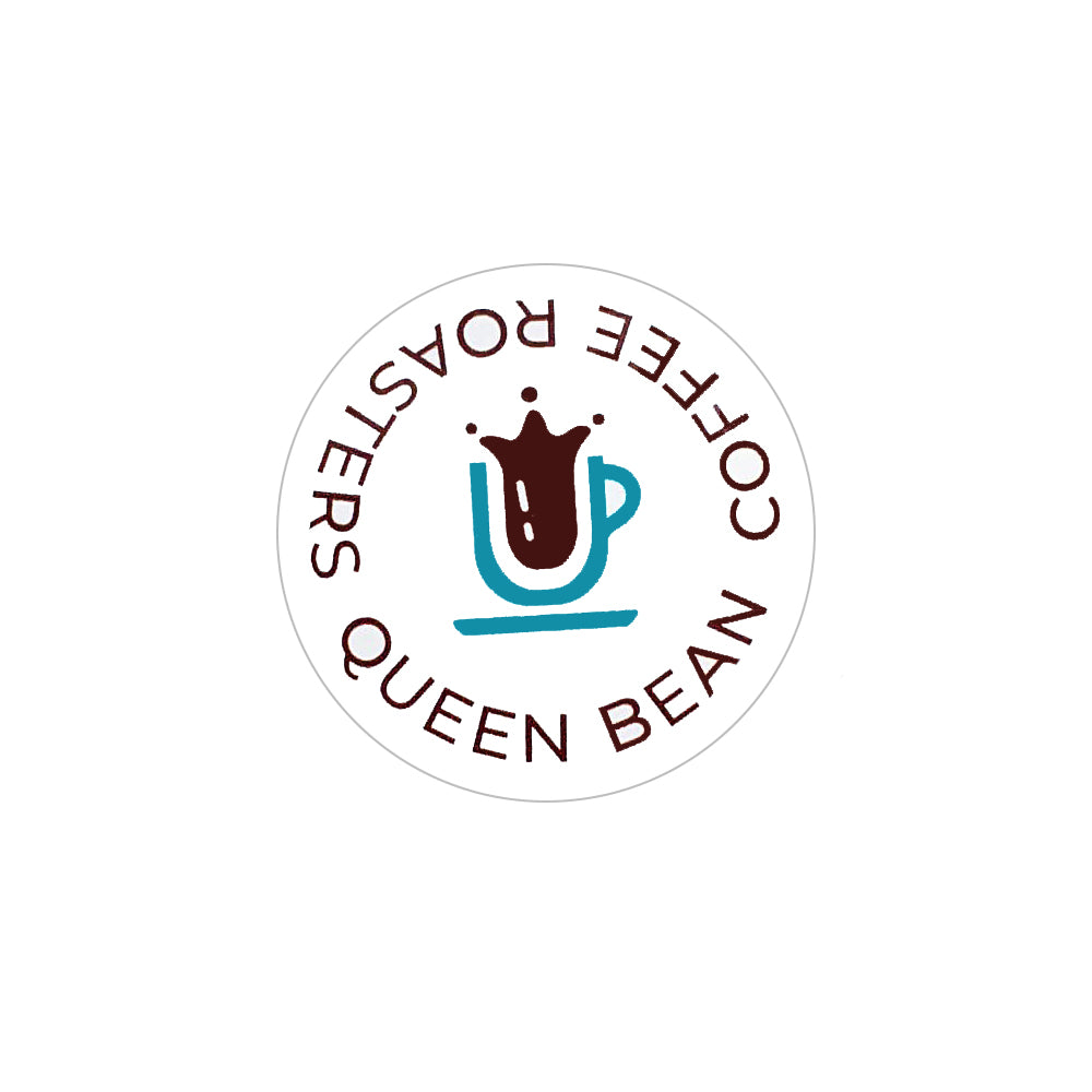 Queen Bean Sticker - Round