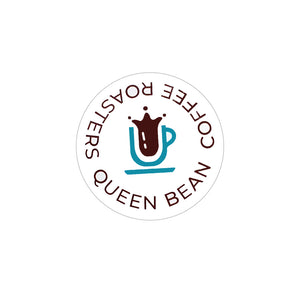 Queen Bean Sticker - Round