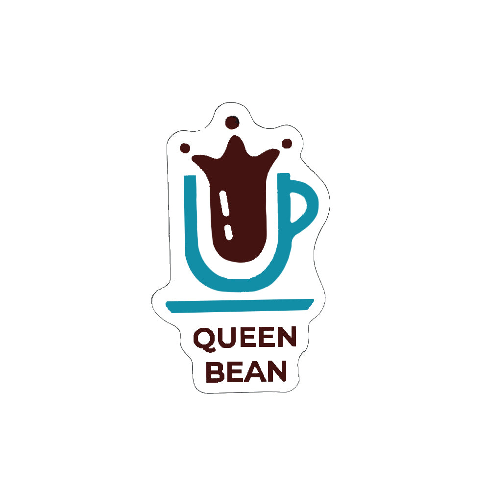 Queen Bean Sticker Logo