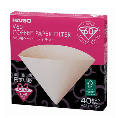 Hario Filters 01, 02, 03