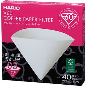 Hario Filters 01, 02, 03